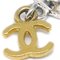 Chanel Medallion Dangle Earrings Gold Silver Clip-On 97P 112306, Set of 2 2