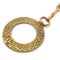 CHANEL Medallion Gold Chain Loupe Necklace 3083/29 78646 2