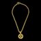 CHANEL Medaillon Goldkette Halskette 94A 94205 1