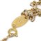 Collar con colgante de cadena con medallón dorado de Chanel, Imagen 4