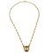 CHANEL Medallion Gold Chain Pendant Necklace 1983 140329 2