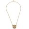 Gold Medallion Chain Pendant Necklace from Chanel 2