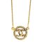 Goldene Halskette mit Medaillon-Anhänger von Chanel 1