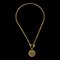 CHANEL Medaillon Halskette mit Goldkette 3842 123255 1