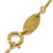CHANEL Mini CC Chain Pendant Necklace Gold 1982 141197 3