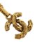 CHANEL Mini CC Chain Pendant Necklace Gold 1982 141197 4