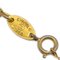 CHANEL Mini CC Chain Pendant Necklace Gold 1982 142155 3