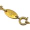 CHANEL Mini CC Chain Pendant Necklace Gold 1982 142155 4