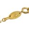CHANEL Mini CC Chain Pendant Necklace Gold 1982 112170 4