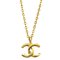 Mini CC Chain Pendant Necklace in Gold from Chanel 1