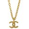 CC Halskette mit Kettenanhänger in Gold von Chanel 1