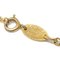 CHANEL Mini CC Chain Pendant Necklace Gold 376/1982 142178 4