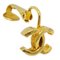 Mini CC Earrings in Gold from Chanel, Set of 2, Image 3