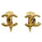 Mini CC Earrings in Gold from Chanel, Set of 2 1