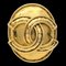 CHANEL Ovale Brosche Gold 94P 123229 1