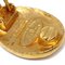 Chanel Ovale Ohrringe Clip-On Gold 2842/28 112217, 2er Set 4