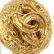 Chanel Ovale Ohrringe Gold Clip-On 95A 141169, 2 Set 2