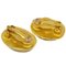 Chanel Oval Earrings Gold Clip-On 96P 141308, Set of 2 3