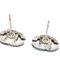 Piercing Earrings in Beige from Chanel, Set of 2 2