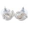 Piercing Earrings in Silver from Chanel, Set of 2 3