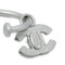 Piercing Earrings in Silver from Chanel, Set of 2 3