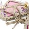Pink Heart Piercing Earrings from Chanel, Set of 2 3