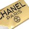 CHANEL Plate Brooch Gold 01138, Image 2