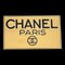 CHANEL Plate Brooch Gold 03496, Image 1