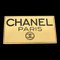 CHANEL Plate Brooch Pin Corsage Gold 02448 1