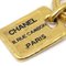 CHANEL Teller Brosche Gold 1133 69833 2