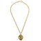 CHANEL Plate Gold Chain Pendant Necklacee 123251 2