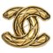 Quilted Brooch Pin in Gold from Chanel, Image 1