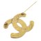 Broche acolchado en dorado de Chanel, Imagen 3