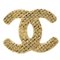 Broche acolchado en dorado de Chanel, Imagen 1