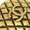 CHANEL Quilted Brooch Pin Gold 25 123238, Image 2
