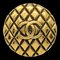 CHANEL Quilted Brooch Pin Gold 25 123238 1