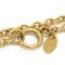Collar con colgante de cadena de oro CC acolchado de Chanel, Imagen 3