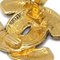 Pendientes Chanel acolchados con clip de oro 2459 142121. Juego de 2, Imagen 4