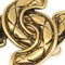 Orecchini Chanel trapuntati a clip dorati 2459 142121, set di 2, Immagine 2