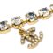 CHANEL Rhinestone Bracelet Gold 96P 141192 2