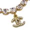 CHANEL Rhinestone Chain Bracelet Gold 95A 120667, Image 2