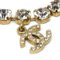 CHANEL Rhinestone Chain Bracelet Gold 96P 19140 3