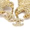 Aretes con águila de diamantes de imitación en oro de Chanel. Juego de 2, Imagen 2
