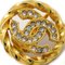Aretes de diamantes de imitación de oro de Chanel. Juego de 2, Imagen 3