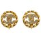 Goldene Strass Ohrringe von Chanel, 2 . Set 1