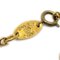Goldfarbenes Kettenarmband mit Strasssteinen von Chanel 4