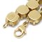 CHANEL Rhinestone Gold Chain Bracelet 95A 99864, Image 4