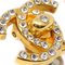 Aretes Turnlock de diamantes de imitación en oro de Chanel. Juego de 2, Imagen 2