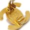 Rhinestone Turnlock Earrings in Gold from Chanel, Set of 2 4