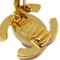 Goldene Strass Turnlock Clip-On Ohrringe von Chanel, 5 . Set 4
